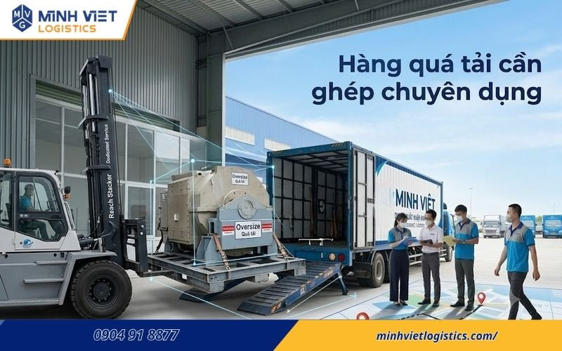 Hàng quá tải cần ghép chuyên dụng